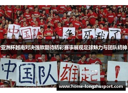 亚洲杯越南对决强敌期待精彩赛事展现足球魅力与团队精神